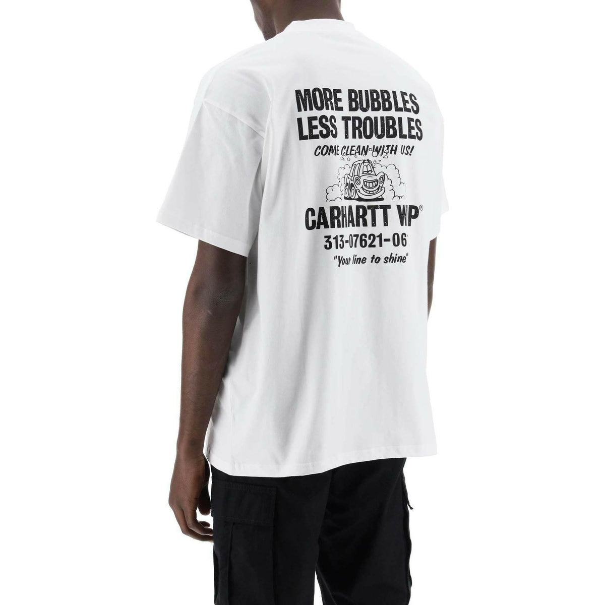 CARHARTT WIP - Organic Cotton Trouble Free T-shirt - JOHN JULIA