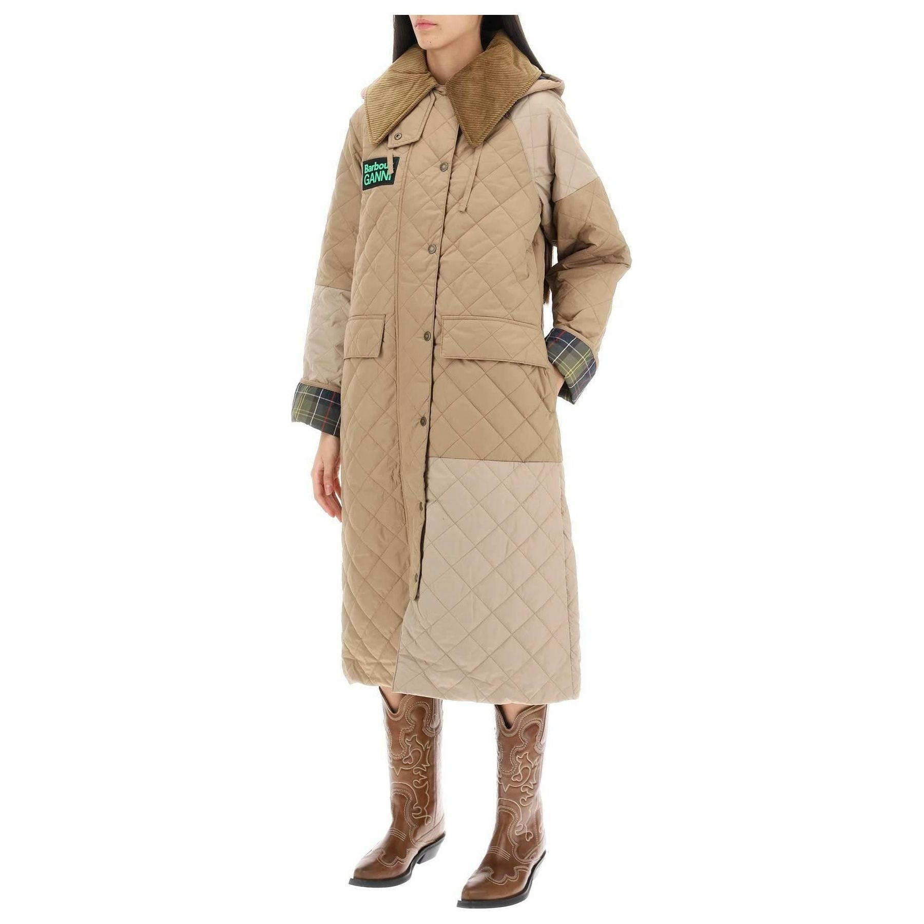 x Burghley Quilted Trench Coat BARBOUR X GANNI JOHN JULIA.