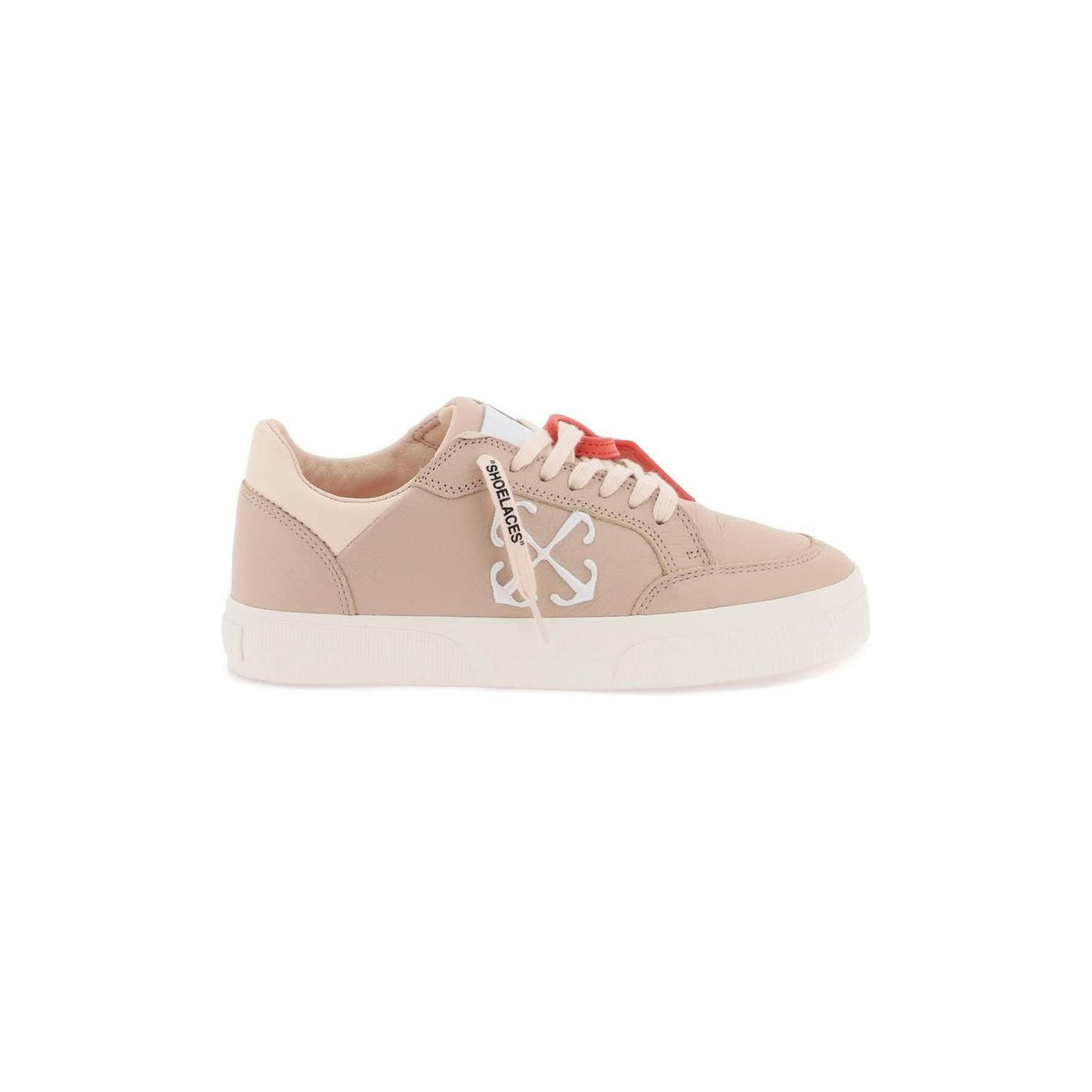 OFF-WHITE - Low Leather Vulcanized Sneakers For - JOHN JULIA
