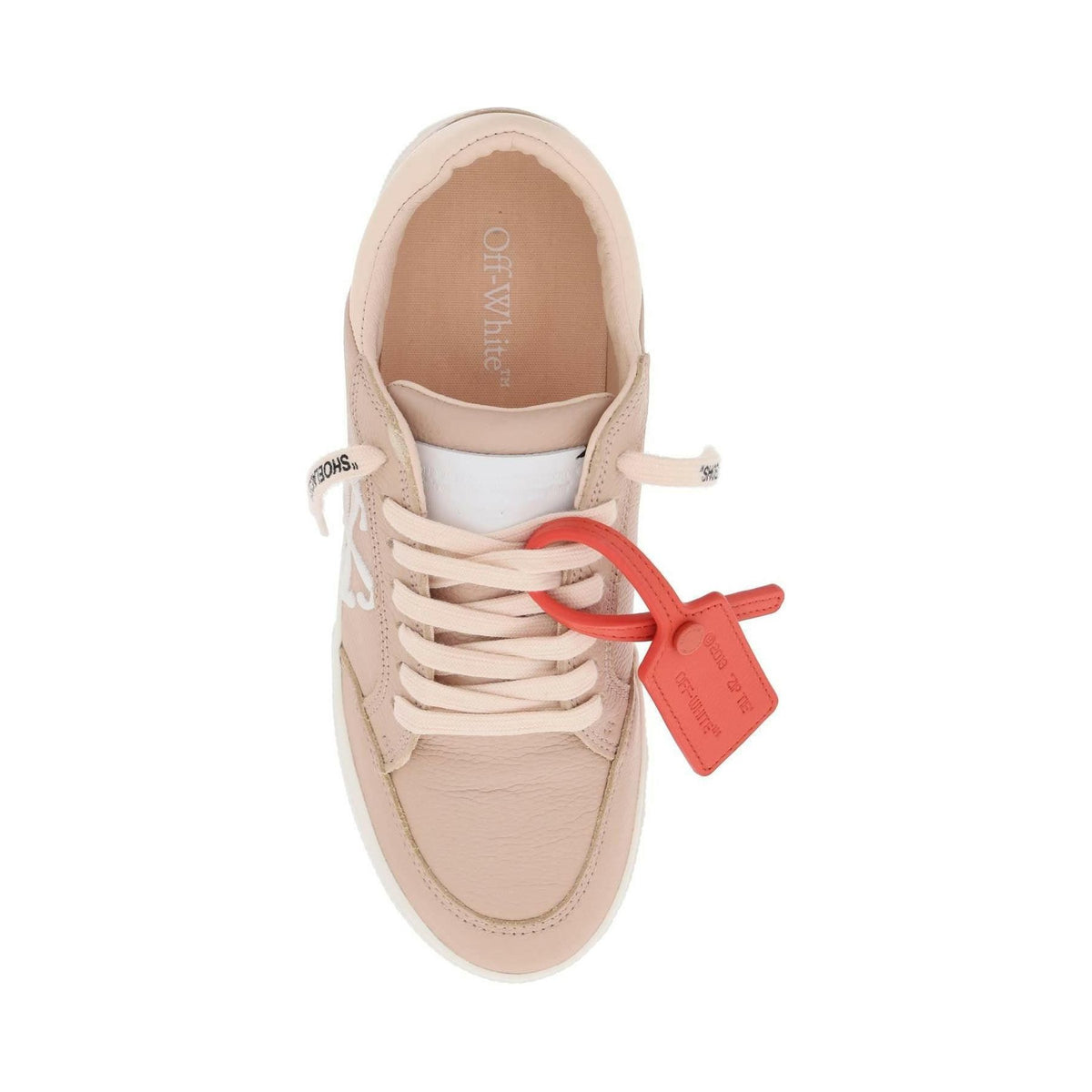 OFF-WHITE - Low Leather Vulcanized Sneakers For - JOHN JULIA