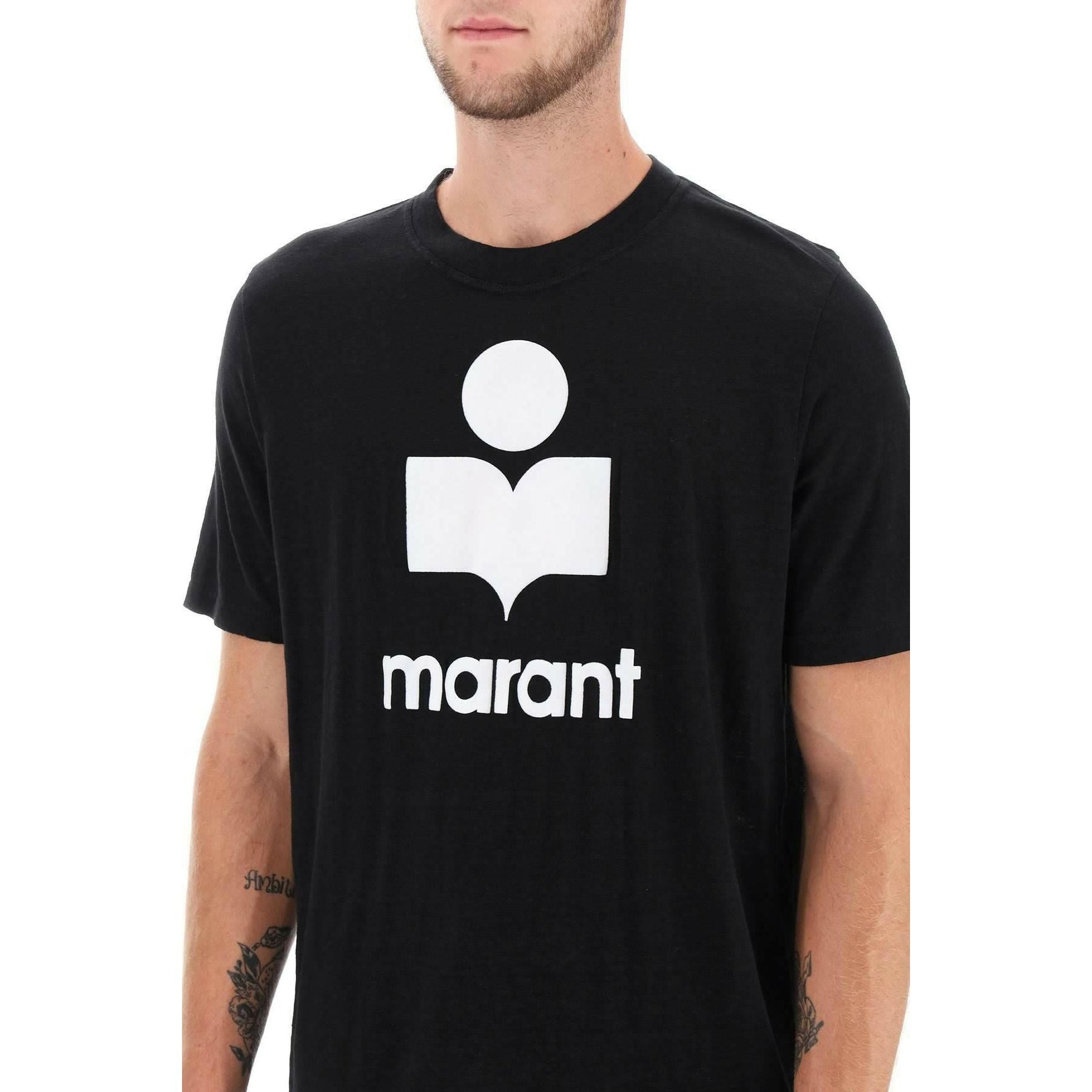 Karman' Logo Linen T-Shirt MARANT JOHN JULIA.