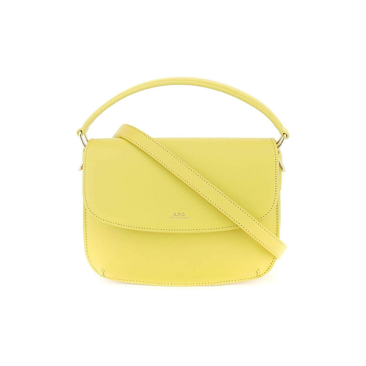 A.P.C. - Sunshine Yellow Sarah Mini Shoulder Bag - JOHN JULIA