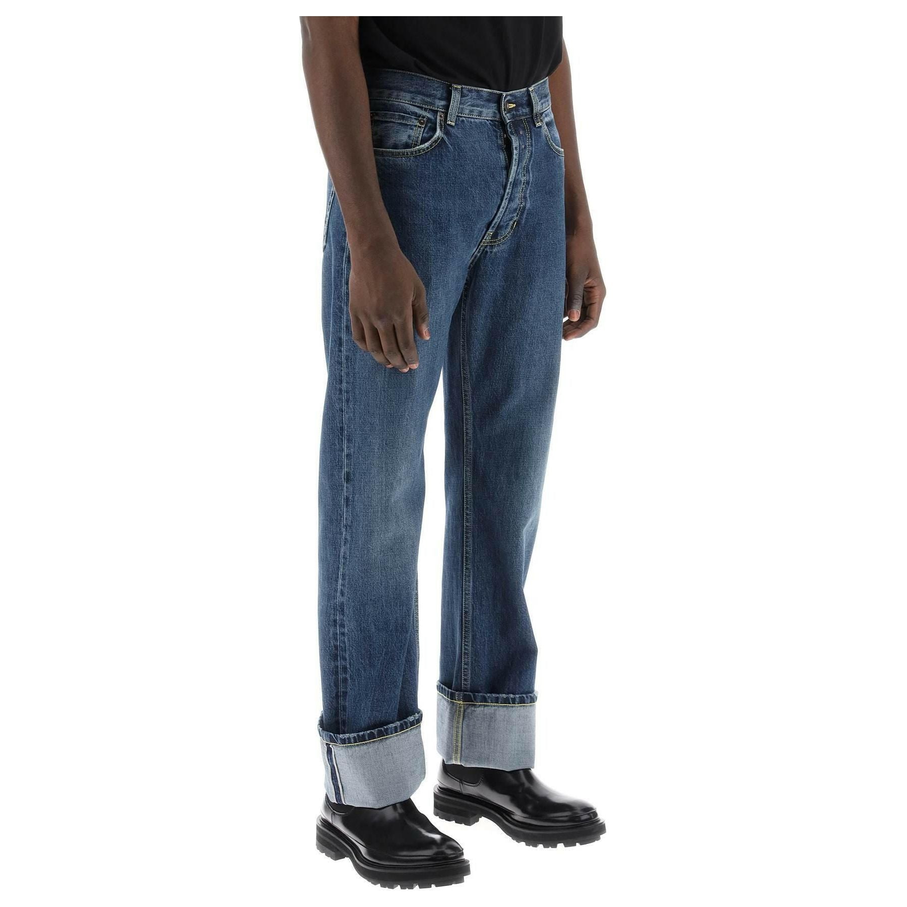 Straight-Fit Jeans In Selvedge Denim ALEXANDER MCQUEEN JOHN JULIA.