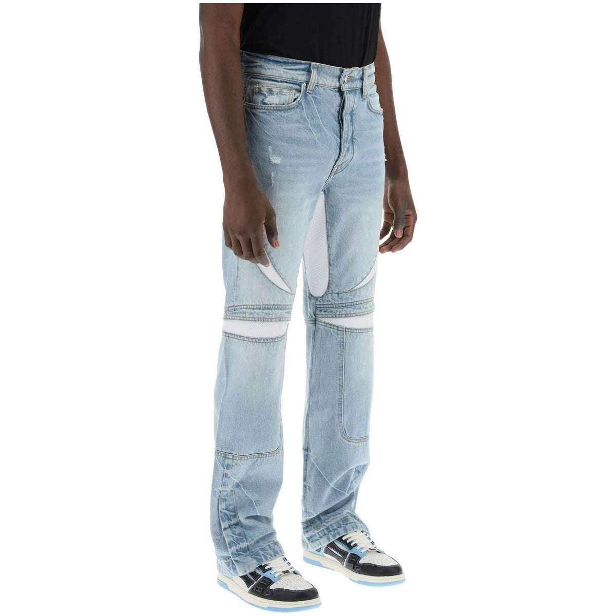 AMIRI - Mx 3 Jeans With Mesh Inserts - JOHN JULIA