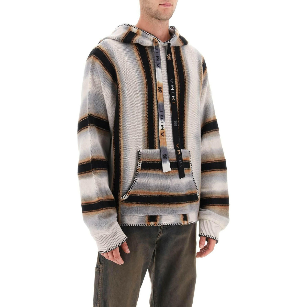 AMIRI - Oversized Cashmere And Wool Sweatshirt - JOHN JULIA