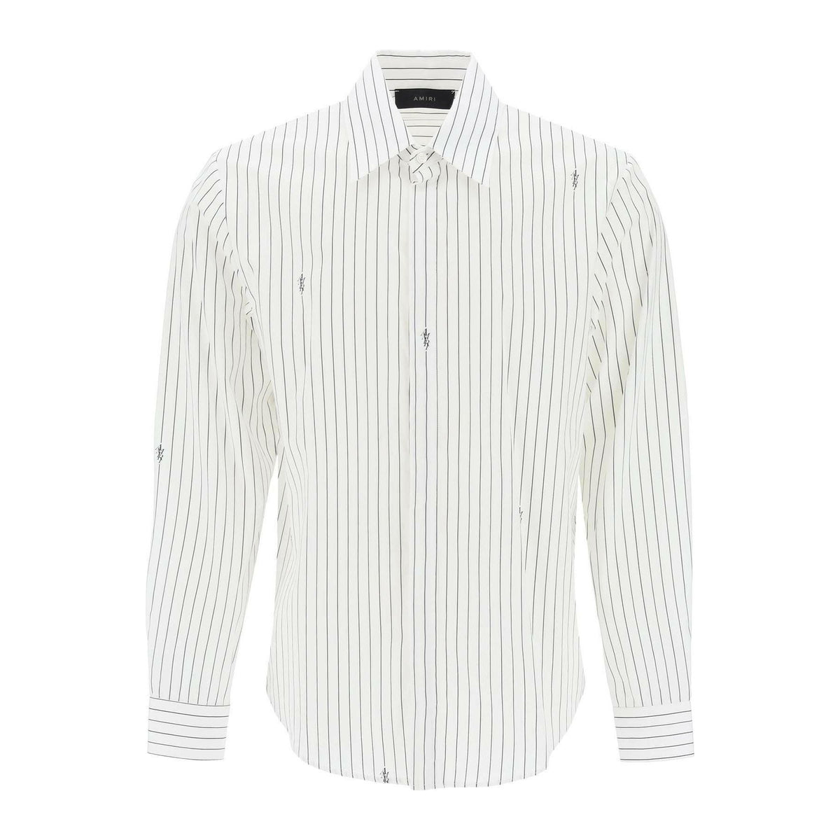 AMIRI - White Striped Cotton Poplin Shirt - JOHN JULIA