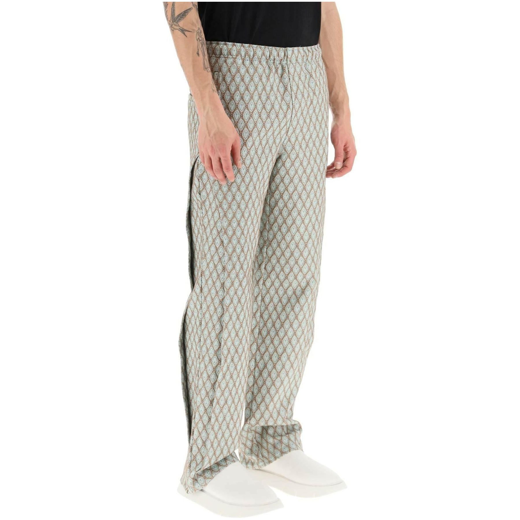 Geometric Jacquard Pants With Side Opening ANDERSSON BELL JOHN JULIA.
