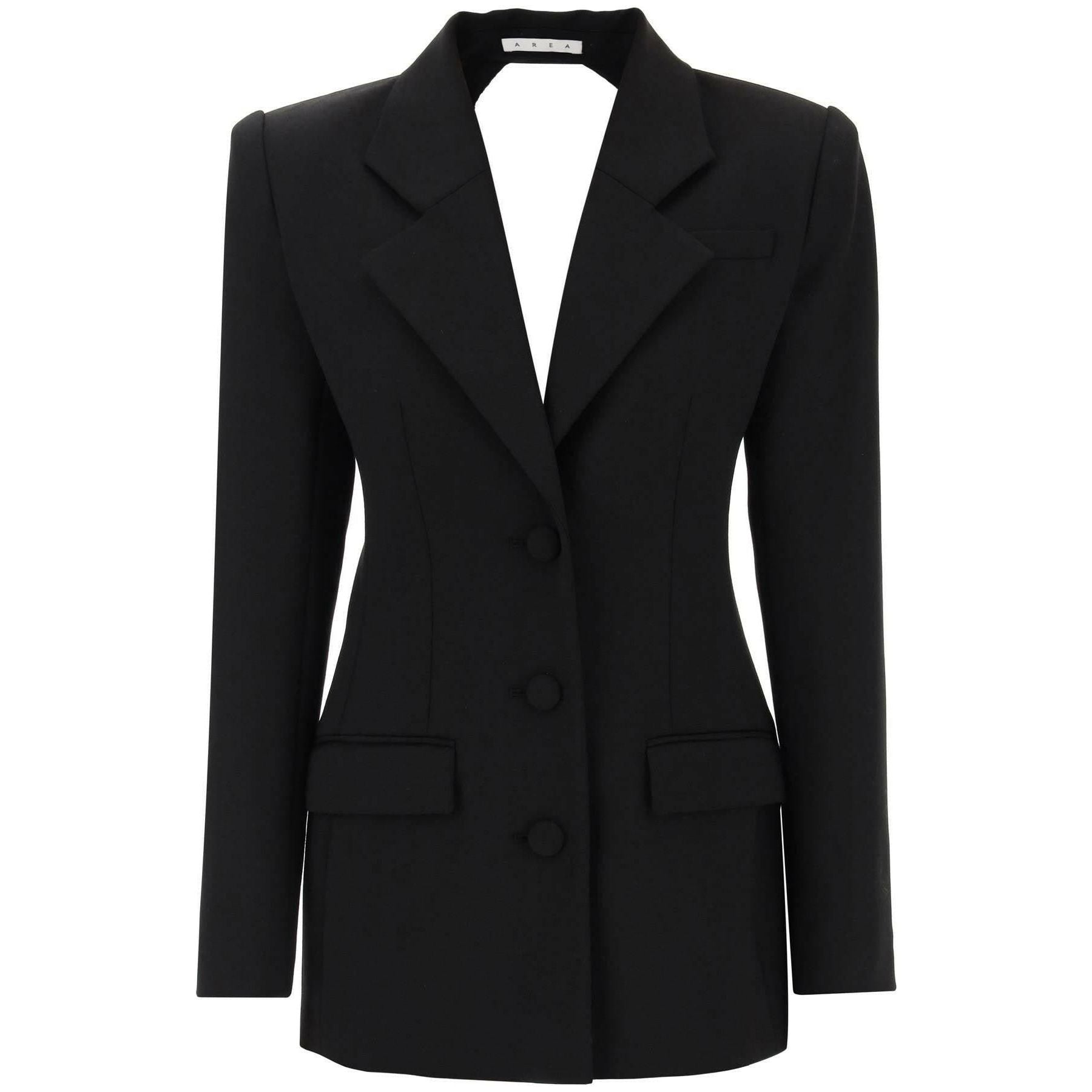 Area Blazer Dress With Cut Out And Crystals AREA JOHN JULIA.