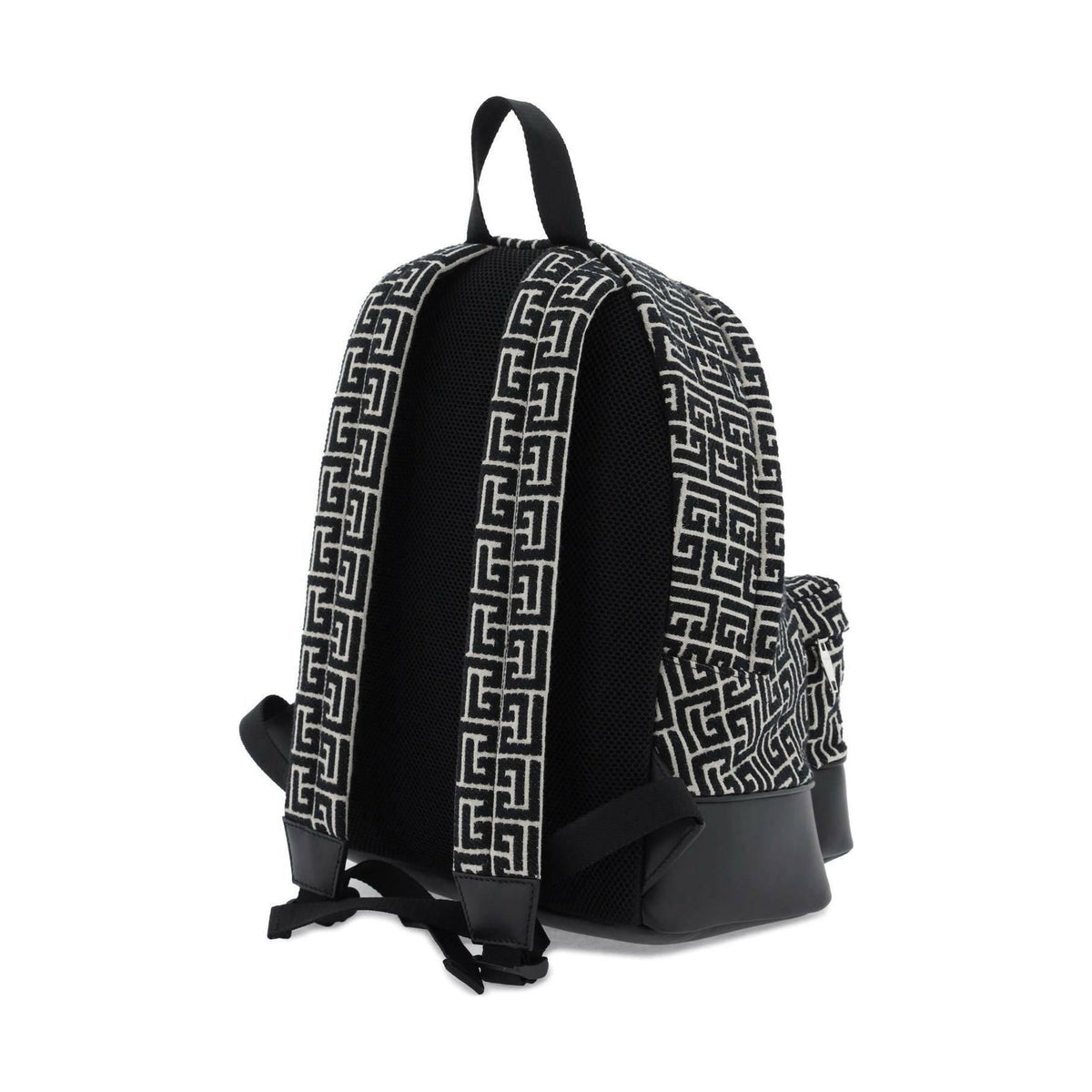 BALMAIN - Jacquard Backpack With Monogram - JOHN JULIA