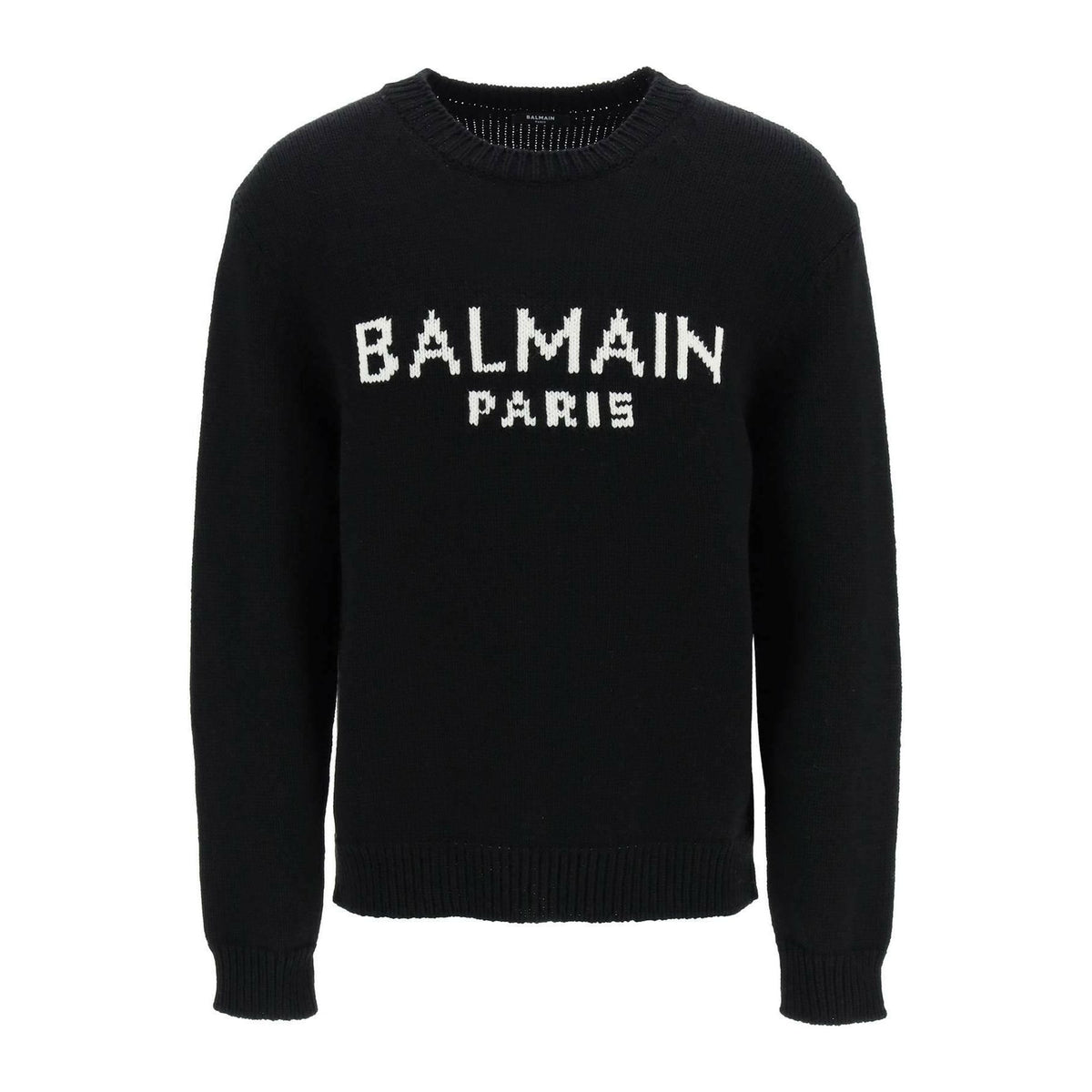 BALMAIN - Jacquard Logo Sweater - JOHN JULIA