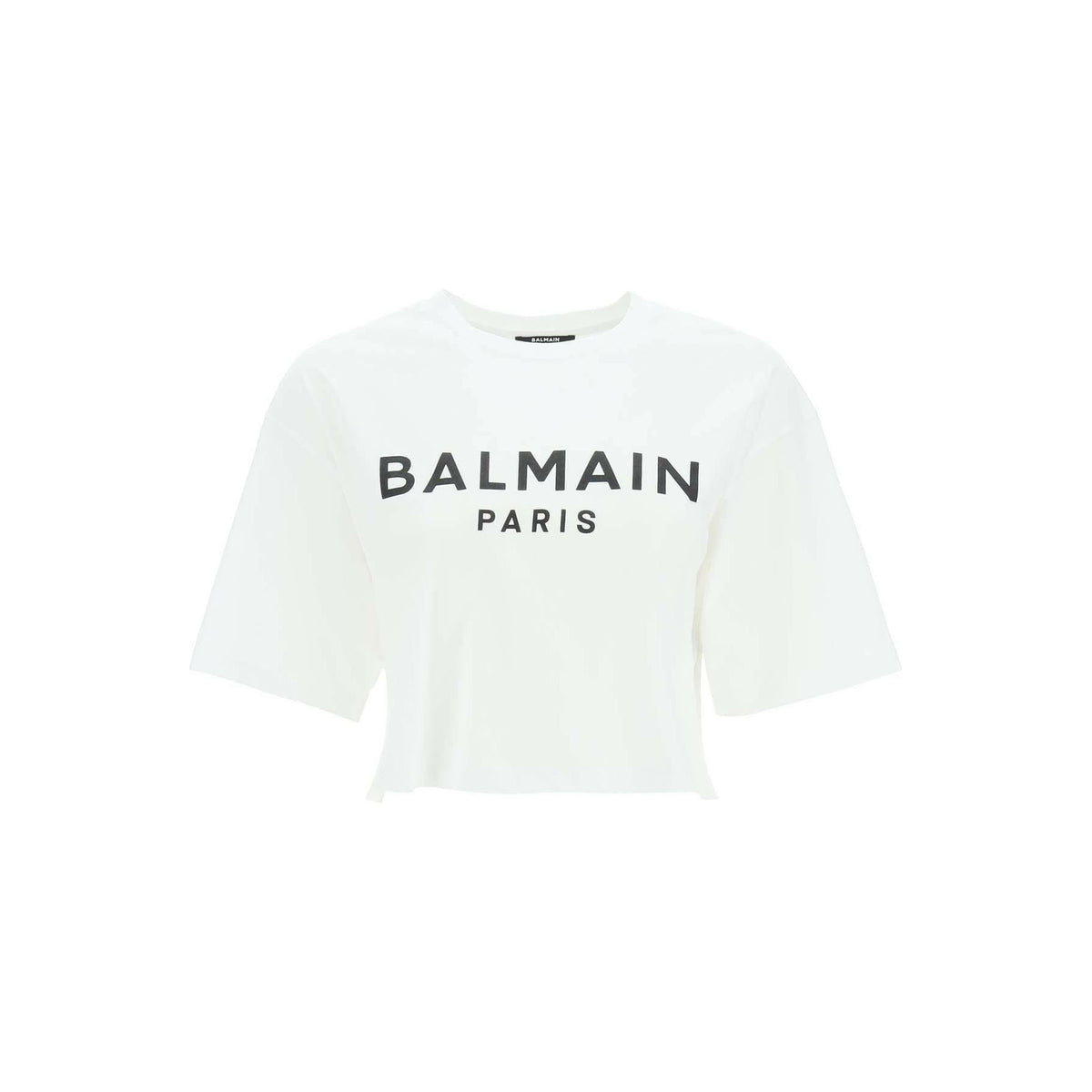 BALMAIN - Logo Print Boxy T-Shirt - JOHN JULIA