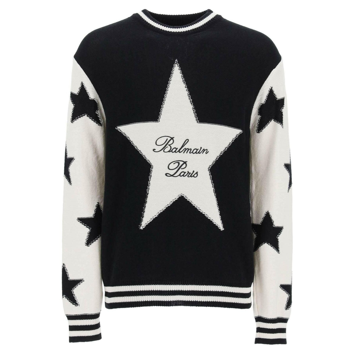 BALMAIN - Sweater With Star Motif - JOHN JULIA