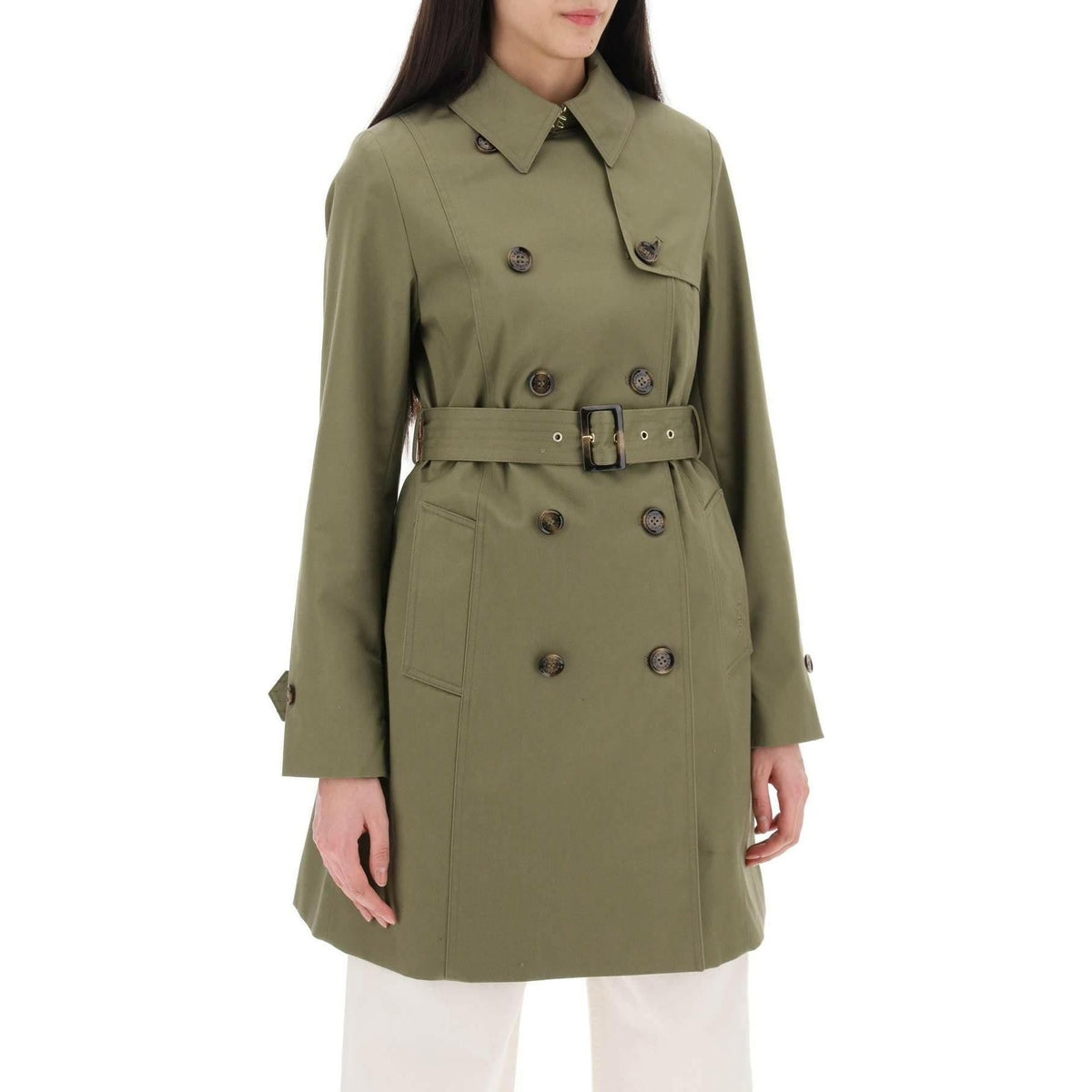 BARBOUR - Double-Breasted Trench Coat - JOHN JULIA