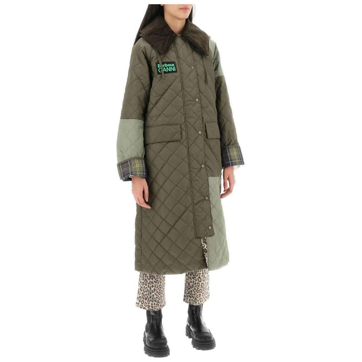x Burghley Quilted Trench Coat BARBOUR X GANNI JOHN JULIA.