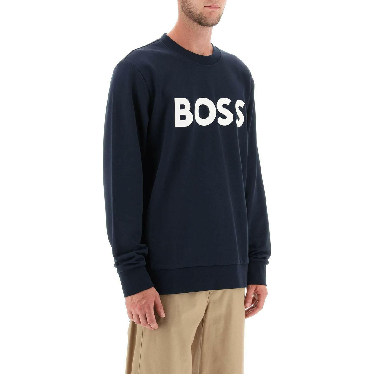 BOSS - Logo Print Sweatshirt - JOHN JULIA