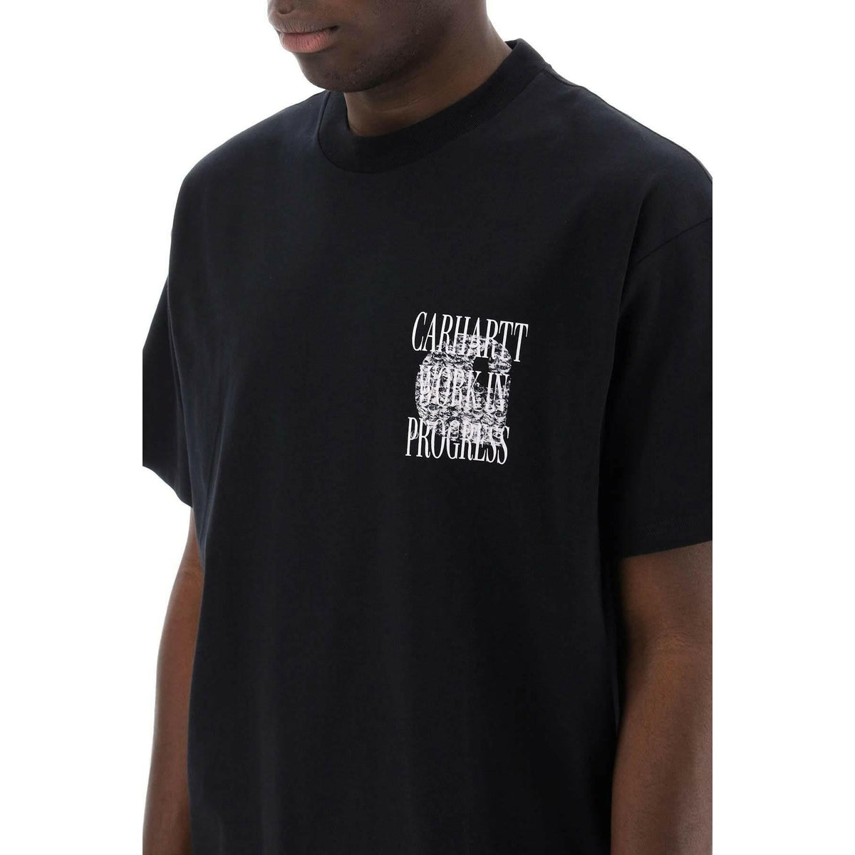CARHARTT WIP - Black 'Always A WIP' Print Organic Cotton T-Shirt - JOHN JULIA