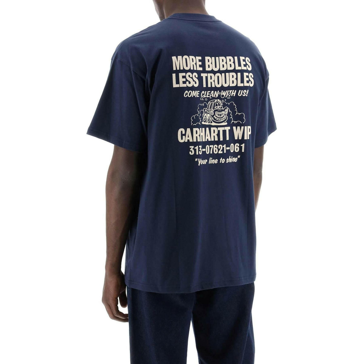 CARHARTT WIP - Organic Cotton Trouble Free T-Shirt - JOHN JULIA