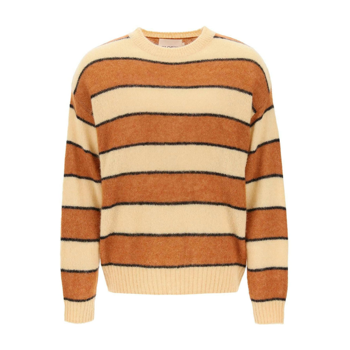 CLOSED - Striped Wool And Alpaca Sweater - JOHN JULIA