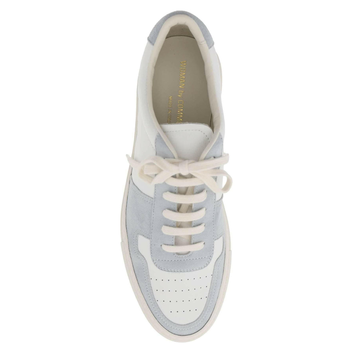 COMMON PROJECTS - Baby Blue BBall Nappa Leather Sneakers - JOHN JULIA