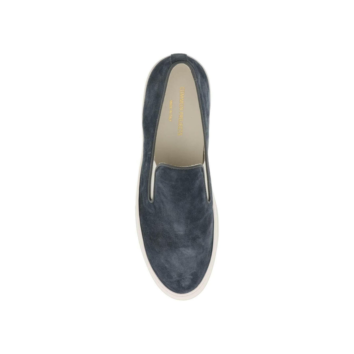 COMMON PROJECTS - Navy Slip-On Suede Sneakers - JOHN JULIA