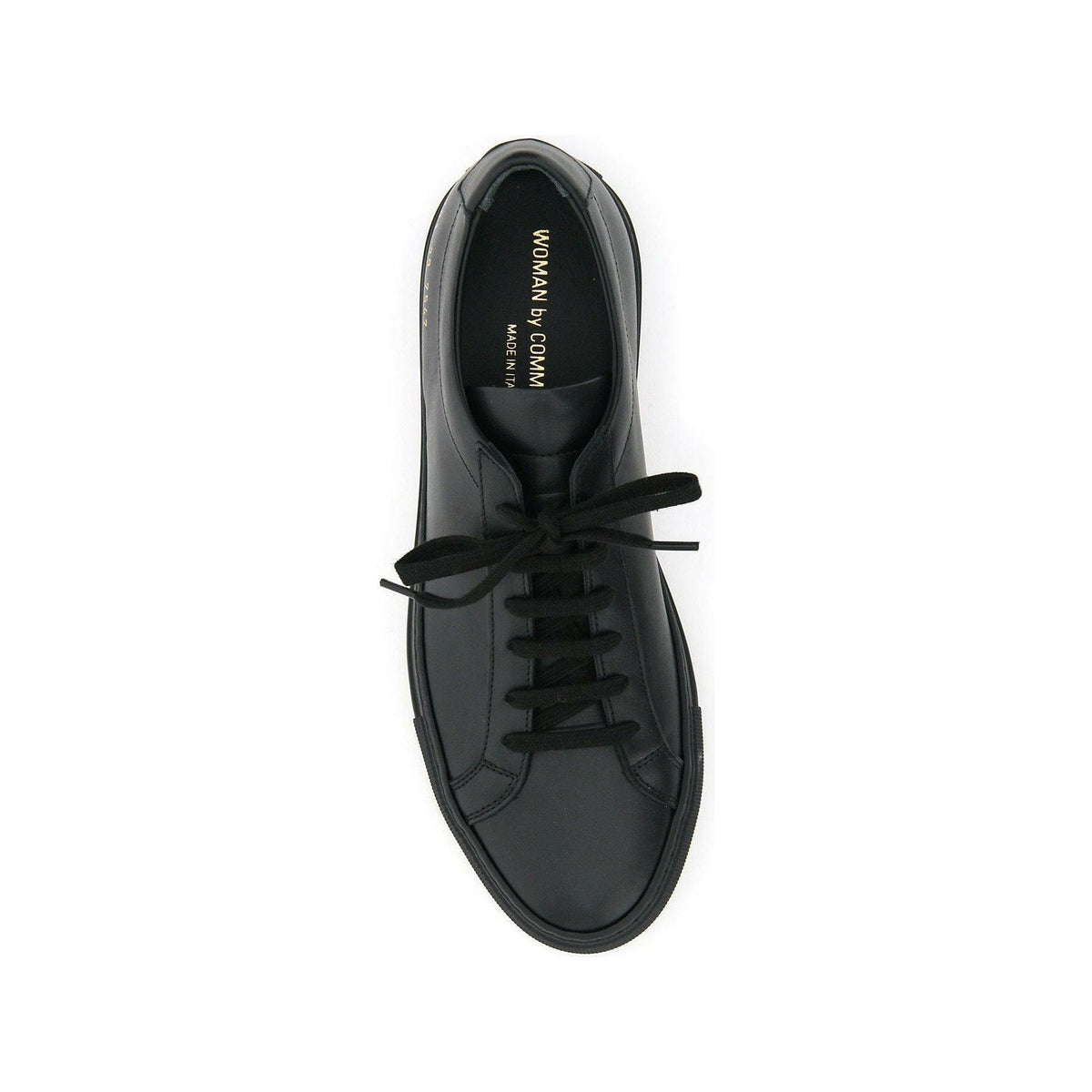 COMMON PROJECTS - Black Original Achilles Low-Top Leather Sneakers - JOHN JULIA