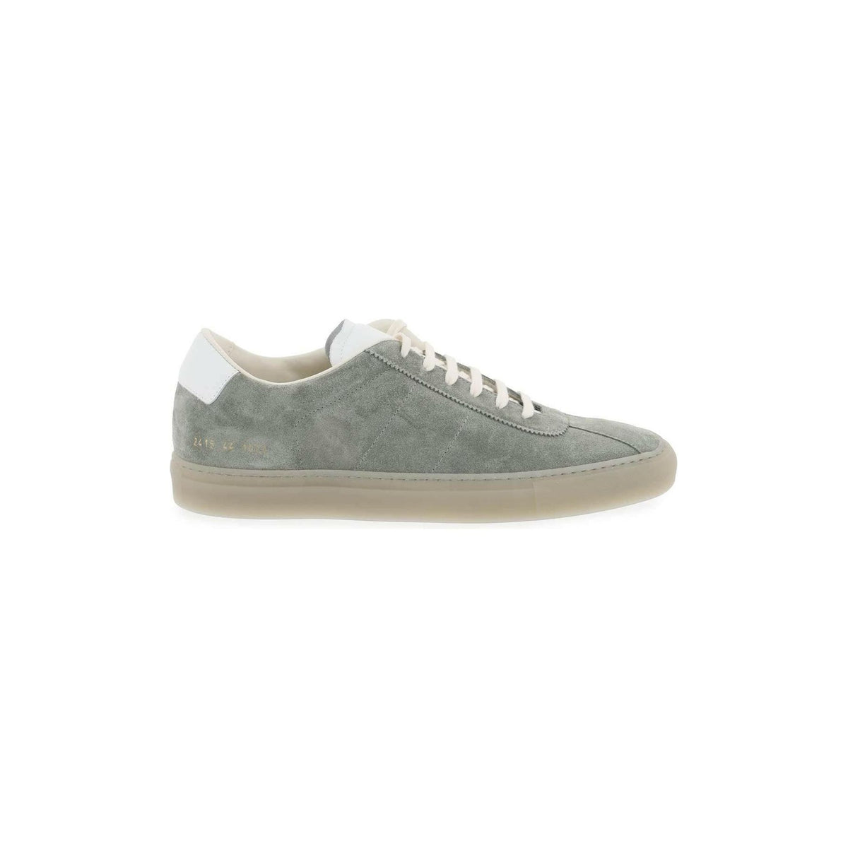 COMMON PROJECTS - Sage Green 70's Tennis Suede Sneakers - JOHN JULIA