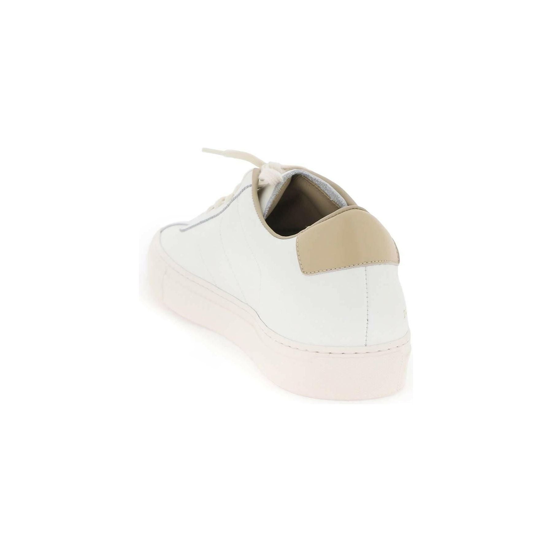 White 70's Tennis Smooth Leather Sneakers COMMON PROJECTS JOHN JULIA.