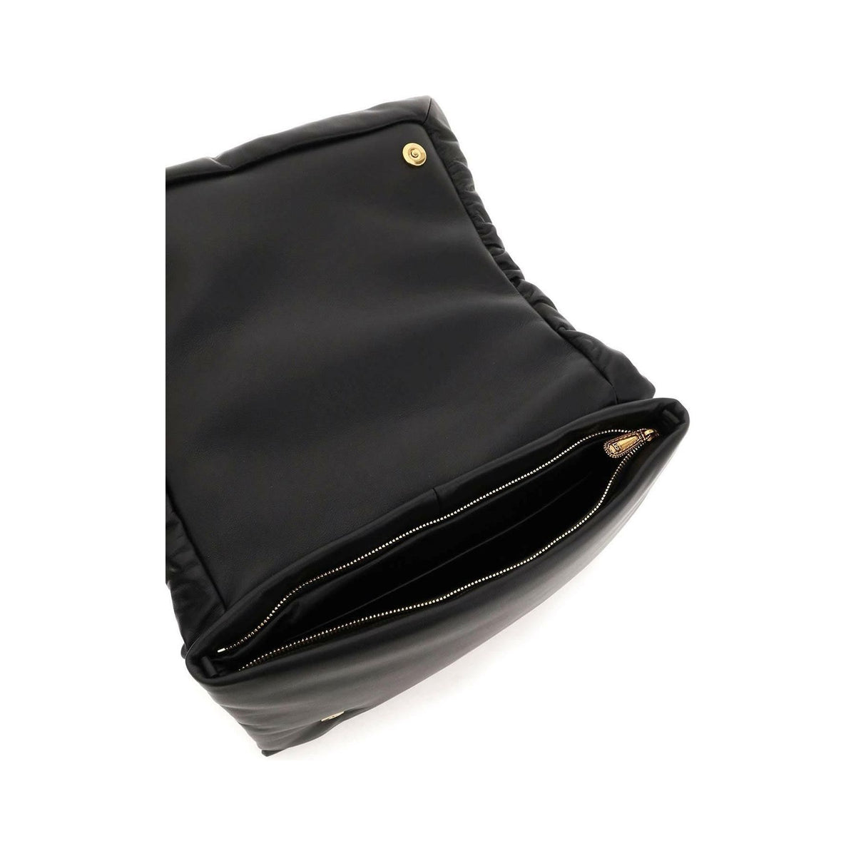 Black Medium Devotion Nappa Leather Soft bag DOLCE & GABBANA JOHN JULIA.