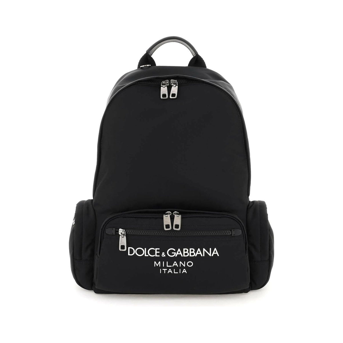 DOLCE & GABBANA - Nylon Backpack With Logo - JOHN JULIA