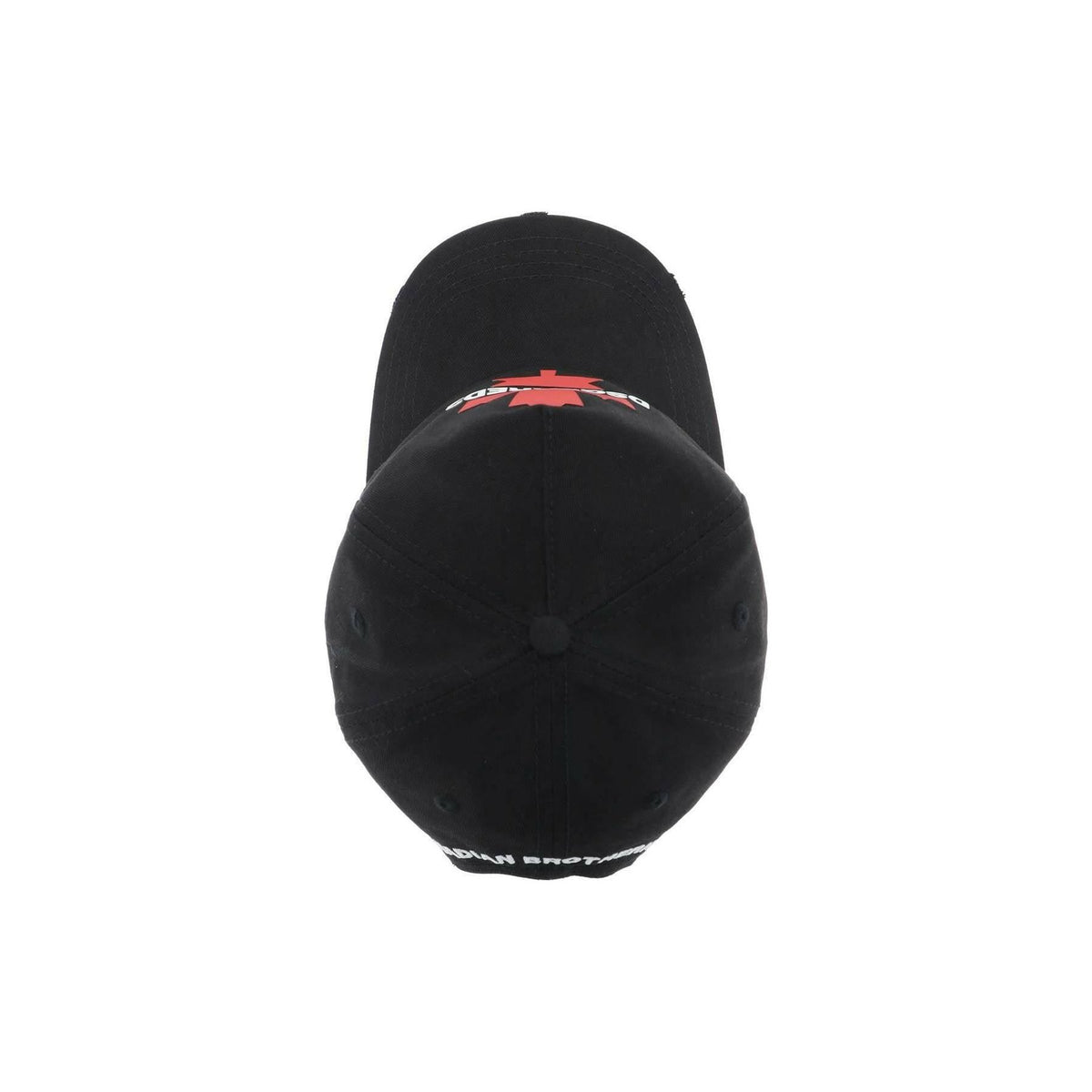 DSQUARED2 - Black Rubberized Logo Baseball Cap - JOHN JULIA