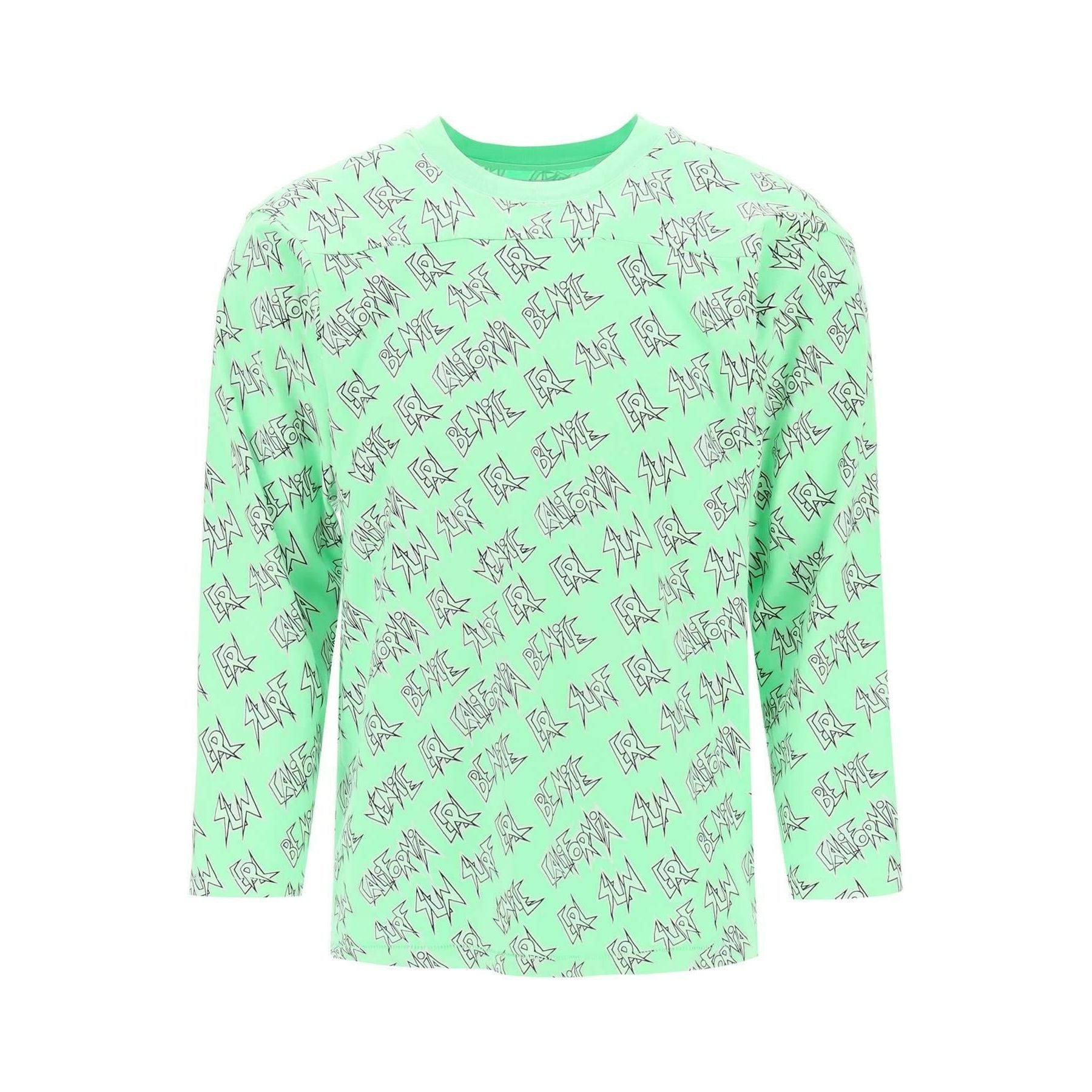 Waffle' Long Sleeved T-Shirt With All Over Print ERL JOHN JULIA.