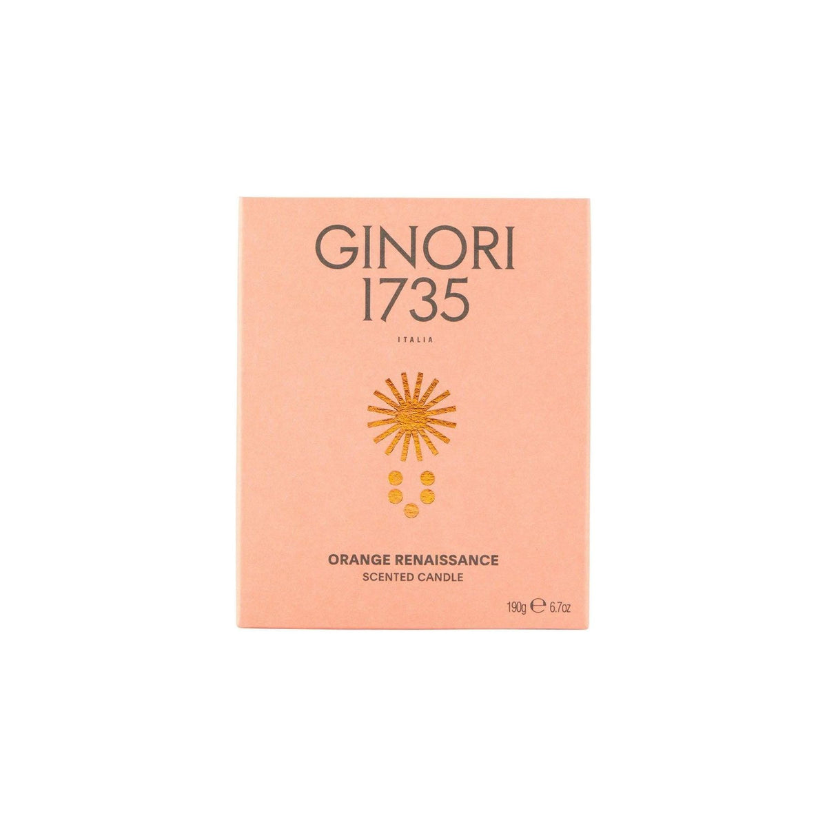 GINORI 1735 - Orange Renaissance Scented Candle Refill For Il Seguace 190 Gr - JOHN JULIA