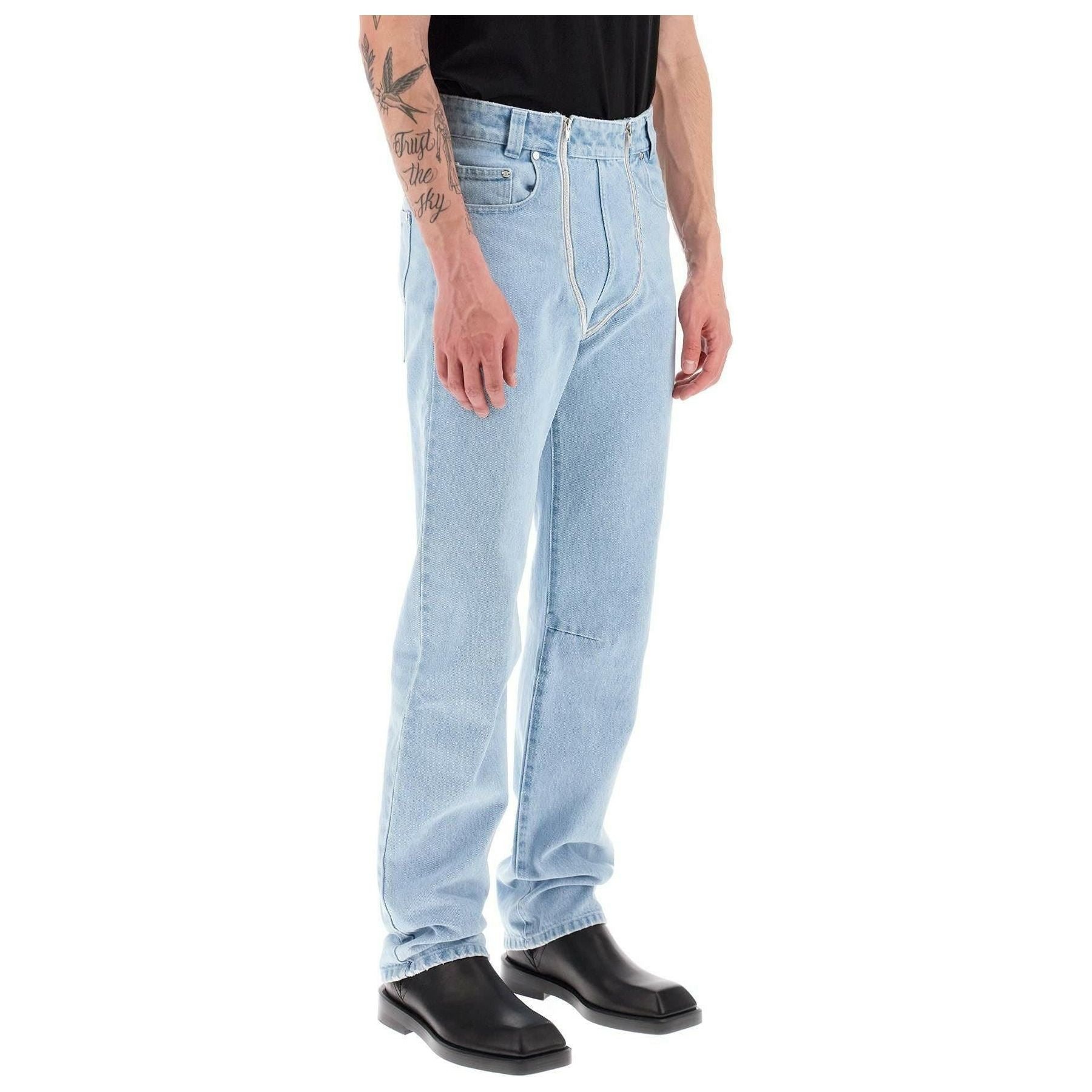 Straight-Leg Jeans With Double Zipper GMBH JOHN JULIA.