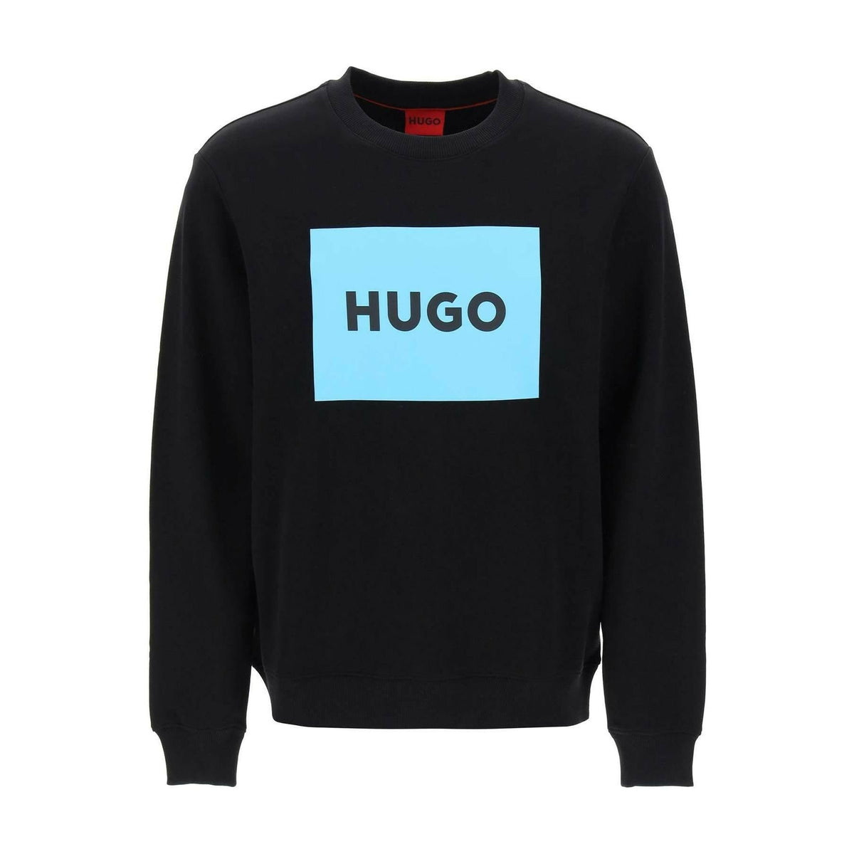 HUGO - Black Duragol Logo Box French Terry Sweatshirt - JOHN JULIA