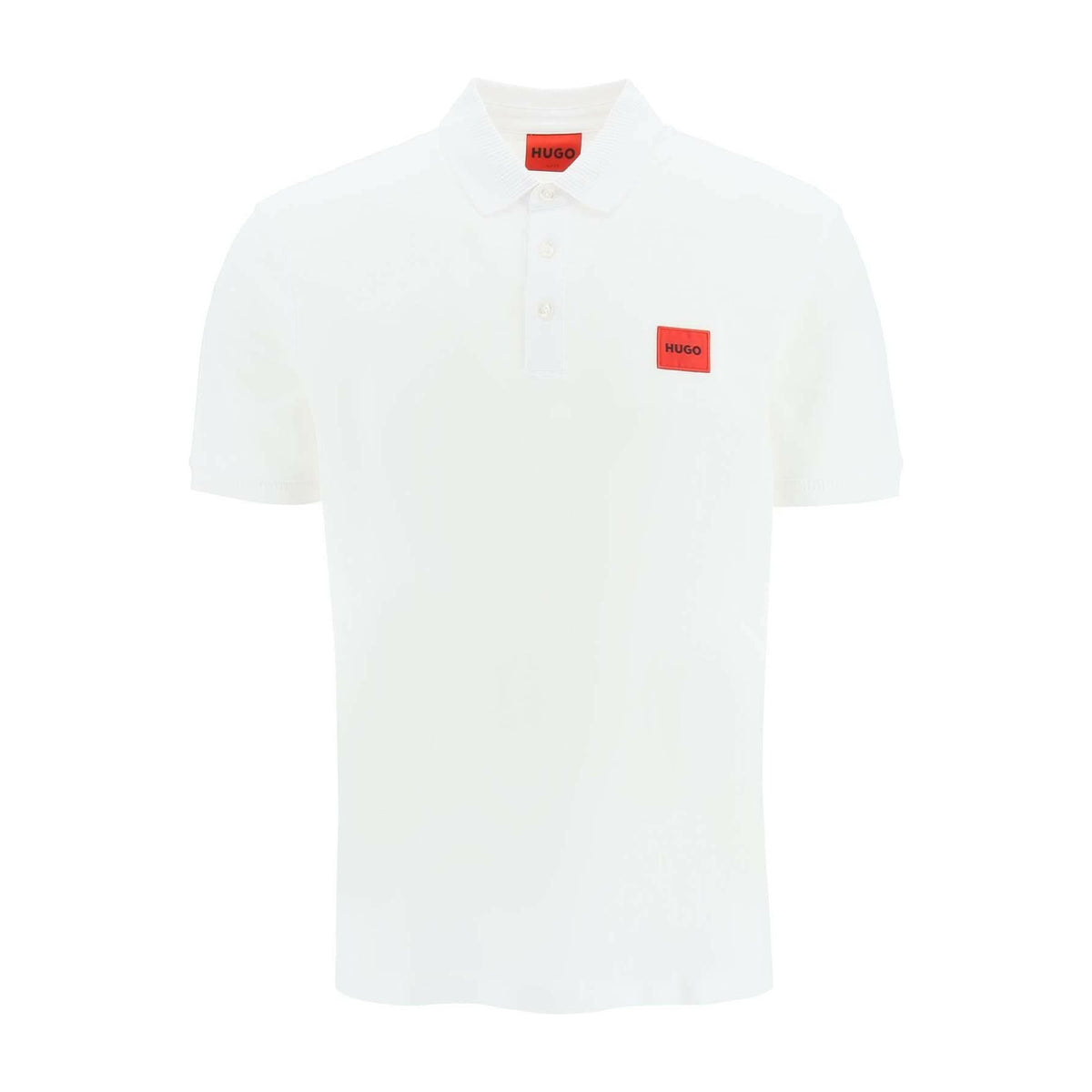 HUGO - White Dereso Slim-Fit Polo Shirt - JOHN JULIA