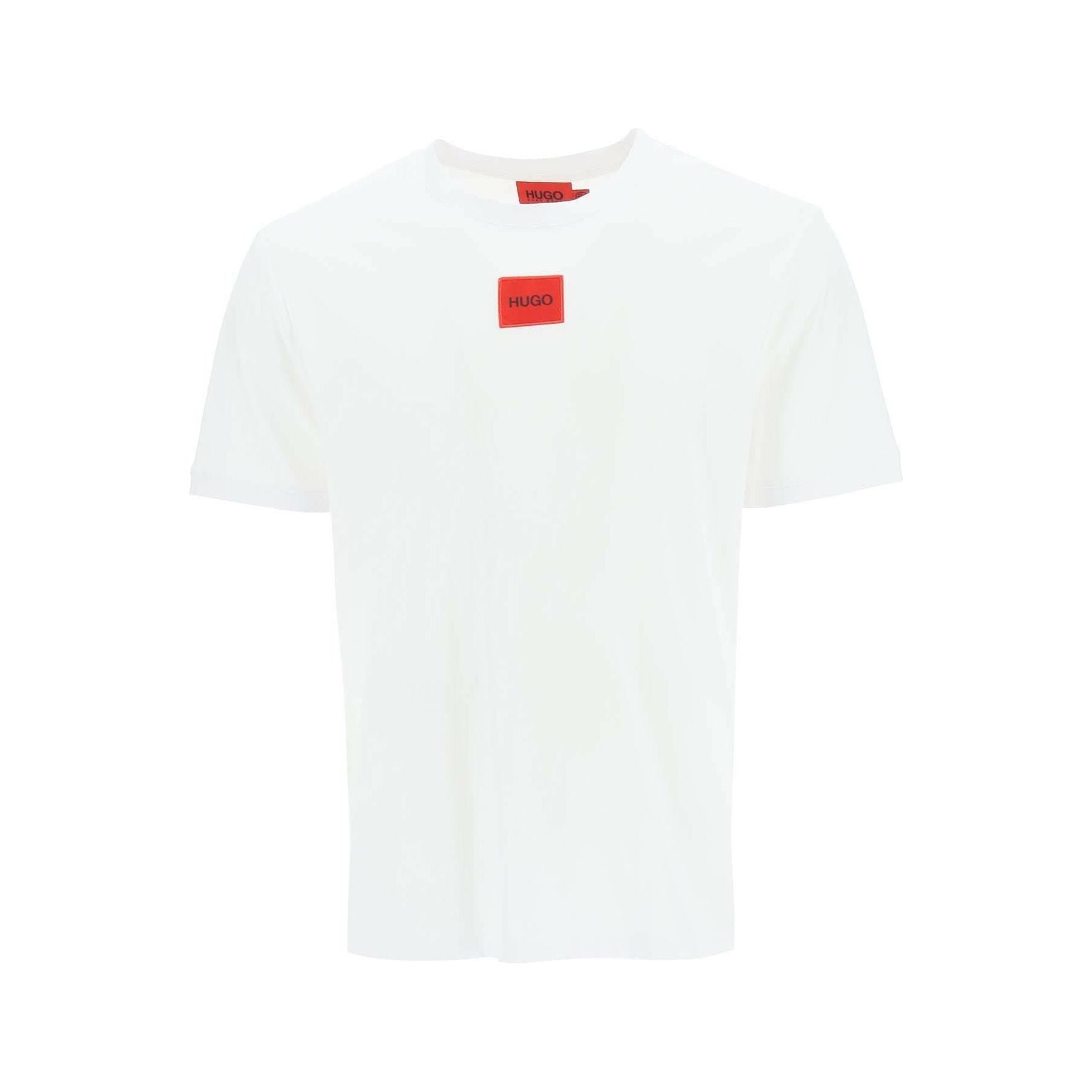White Diragolino Logo Cotton T-Shirt HUGO JOHN JULIA.