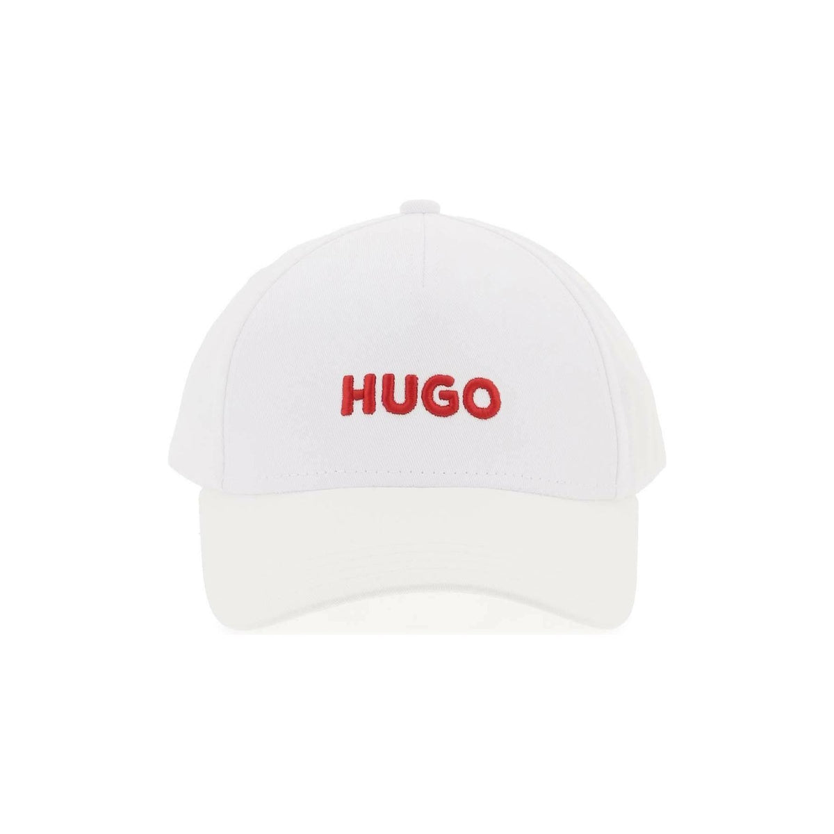 HUGO - White Jude Embroidered Cotton Logo Baseball Cap - JOHN JULIA