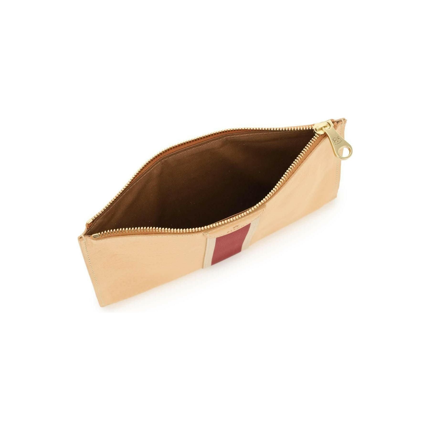 Leather Pouch With Ribbon IL BISONTE JOHN JULIA.
