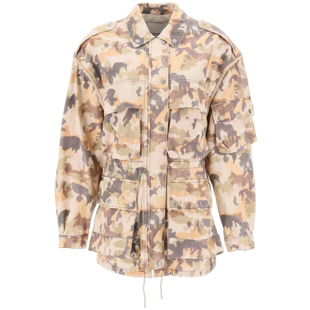 ISABEL MARANT - Elize' Jacket In Cotton With Camouflage Pattern - JOHN JULIA