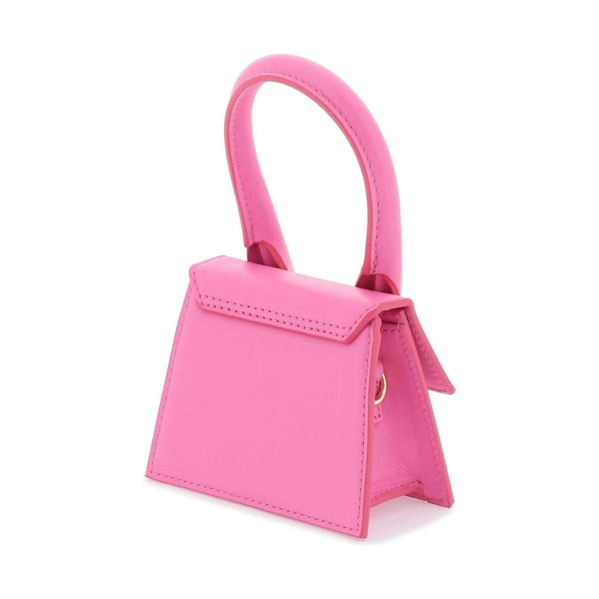 JACQUEMUS - Pink 'Le Chiquito' Genuine Leather Micro Bag - JOHN JULIA