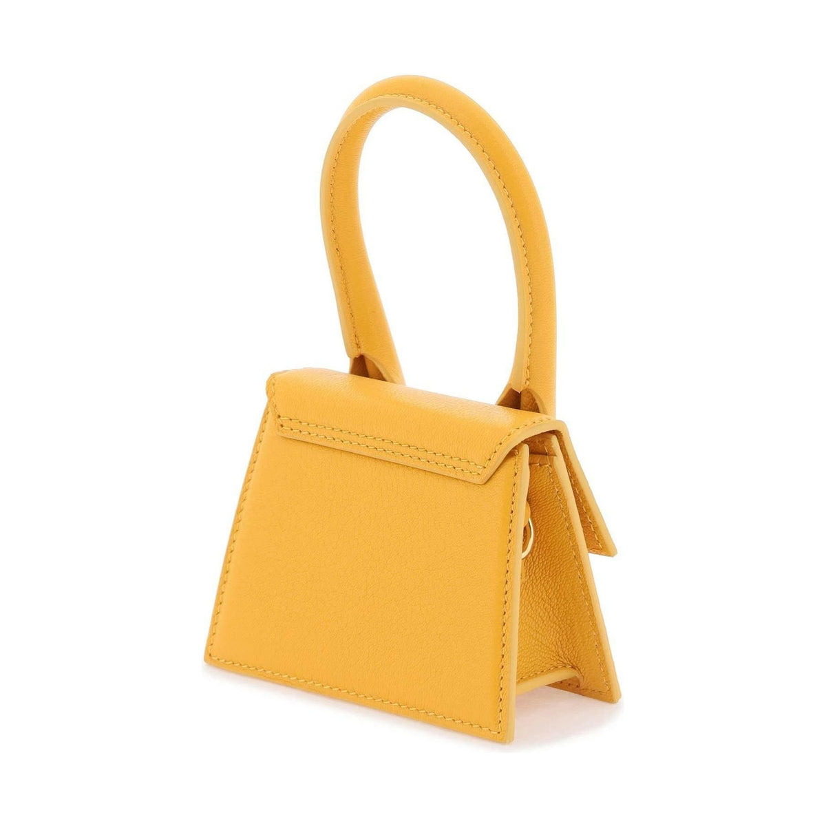 JACQUEMUS - Yellow 'Le Chiquito' Genuine Leather Micro Bag - JOHN JULIA