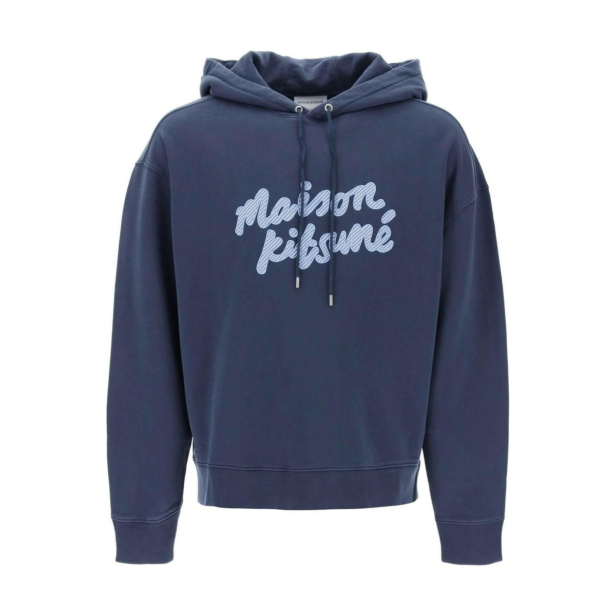 MAISON KITSUNE - Hooded Sweatshirt With Embroidered Logo - JOHN JULIA