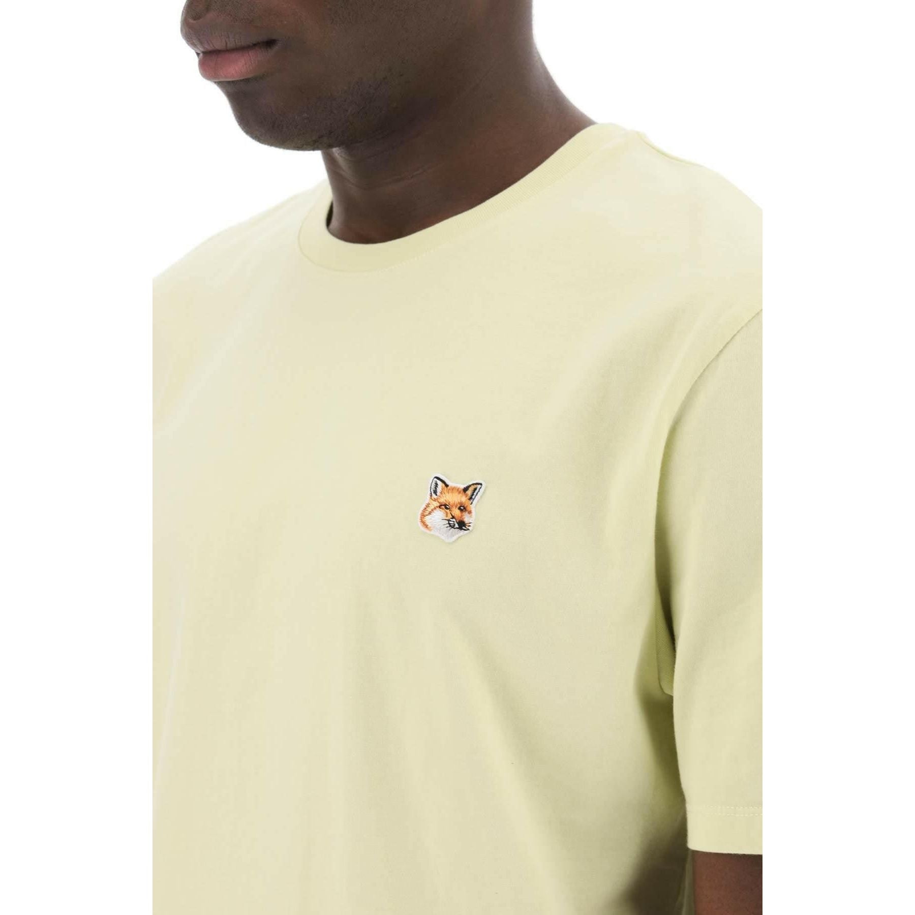 Yellow Fox Head T-Shirt MAISON KITSUNE JOHN JULIA.