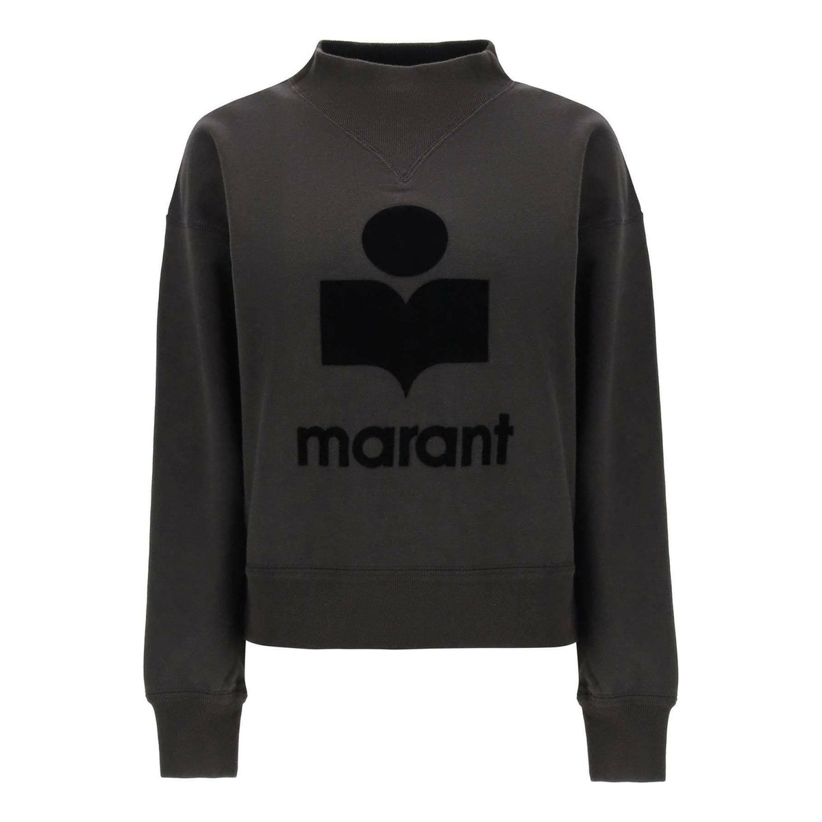 MARANT ETOILE - Moby Sweatshirt With Flocked Logo - JOHN JULIA