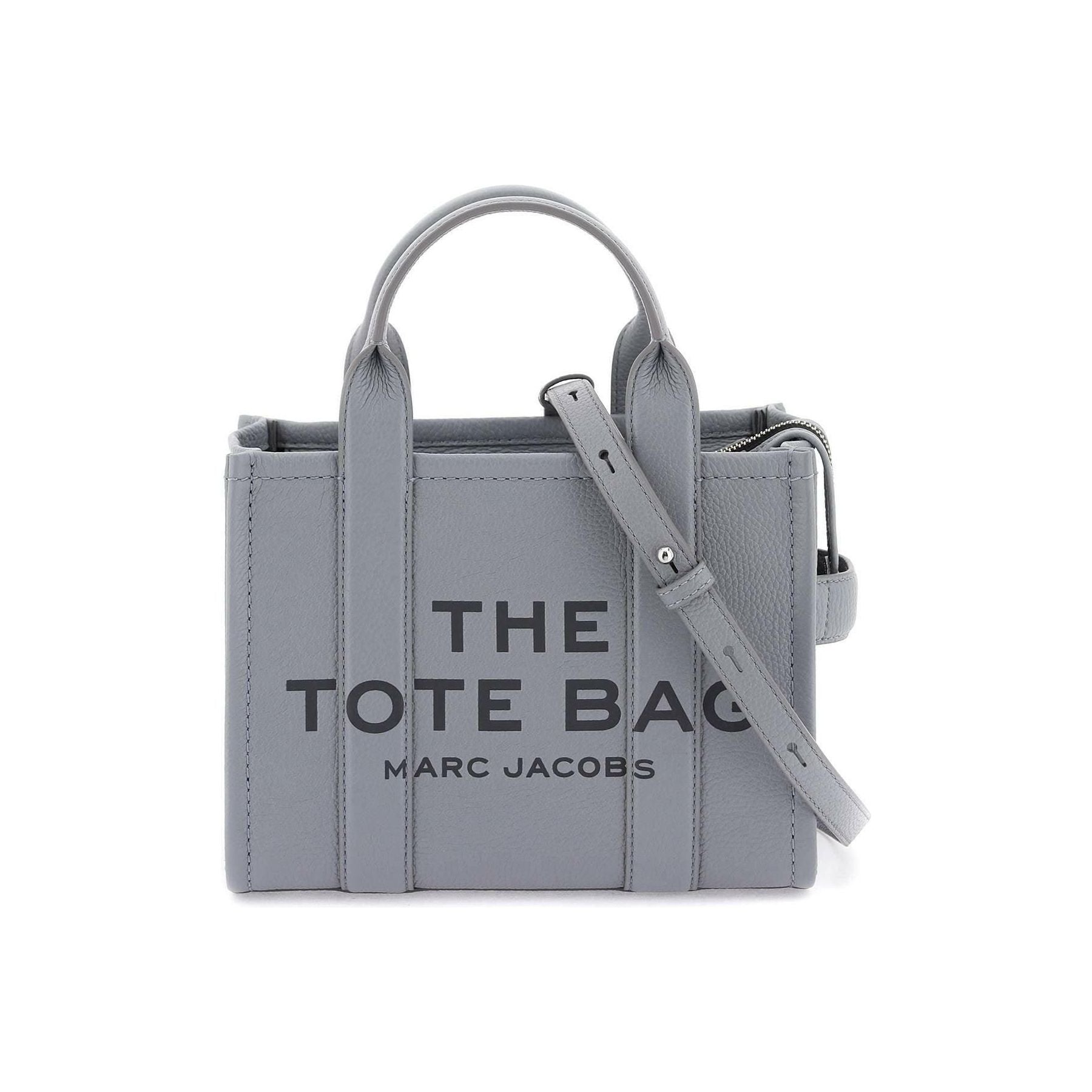 Wolf Grey The Leather Small Tote Bag MARC JACOBS JOHN JULIA.