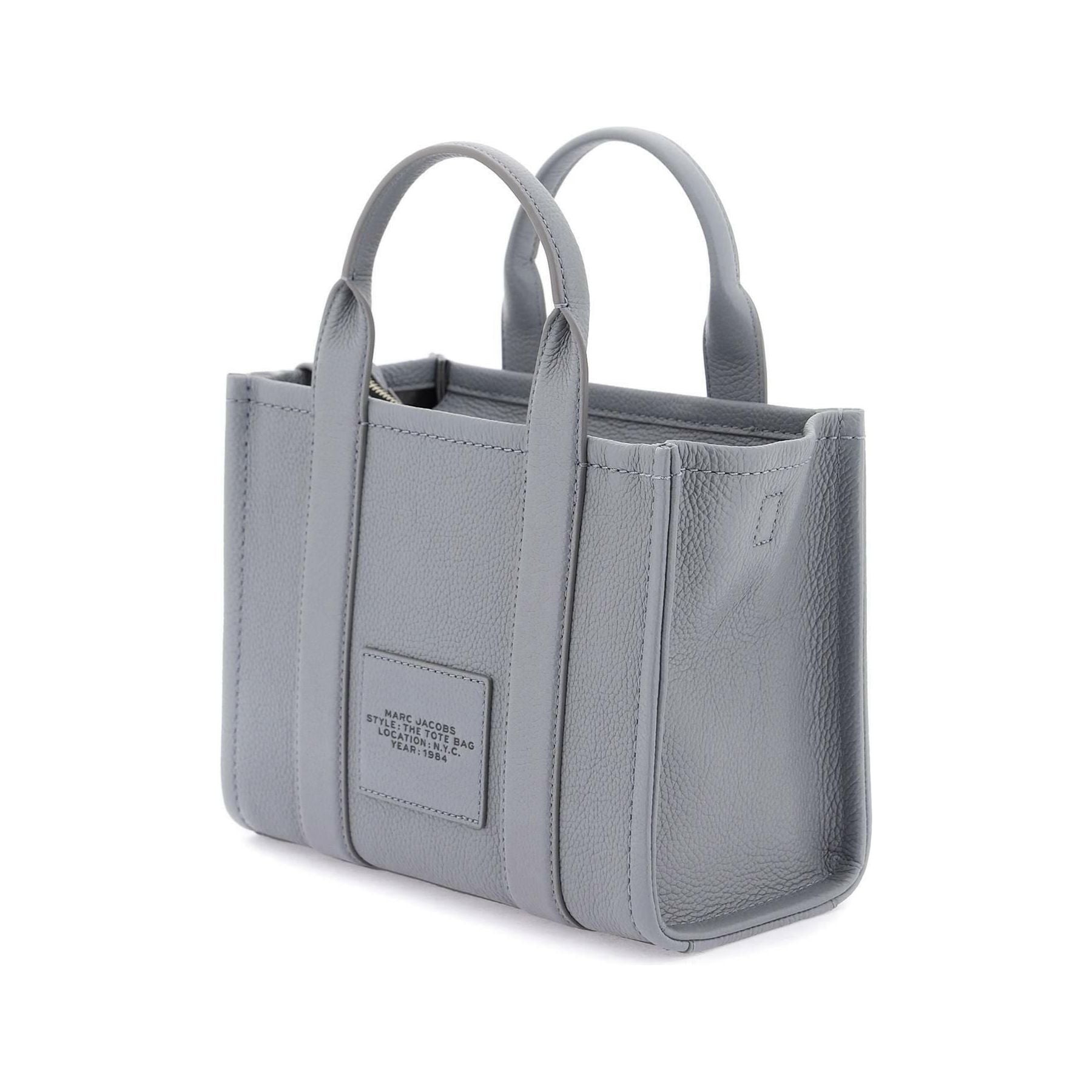 Wolf Grey The Leather Small Tote Bag MARC JACOBS JOHN JULIA.