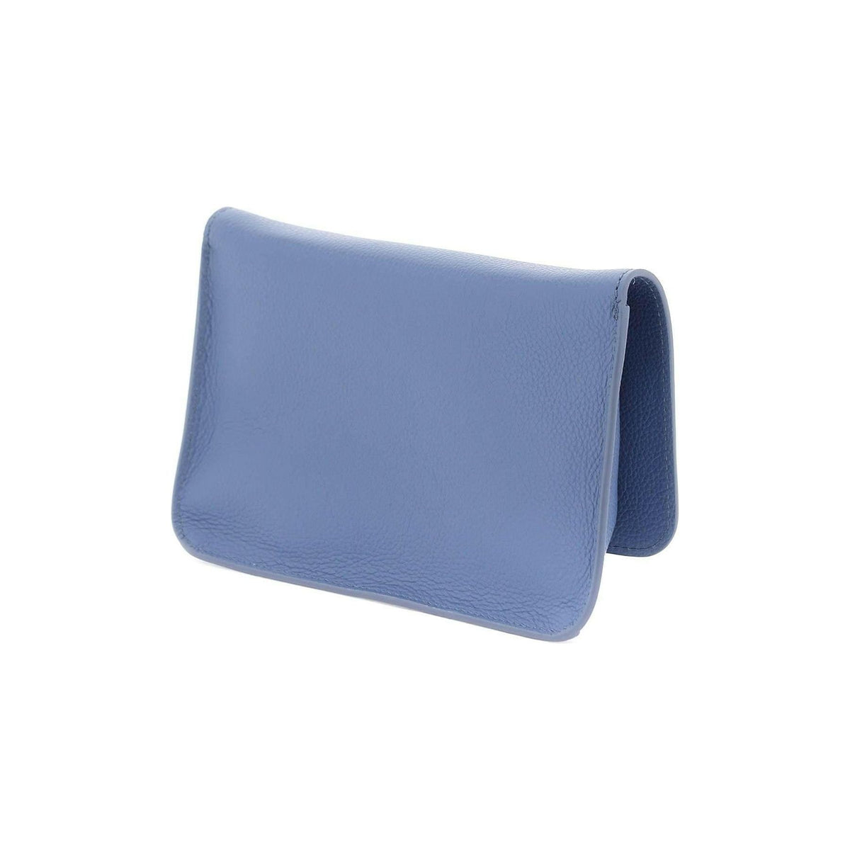 MARNI - Blue Leather Shoulder Bag With Mending - JOHN JULIA