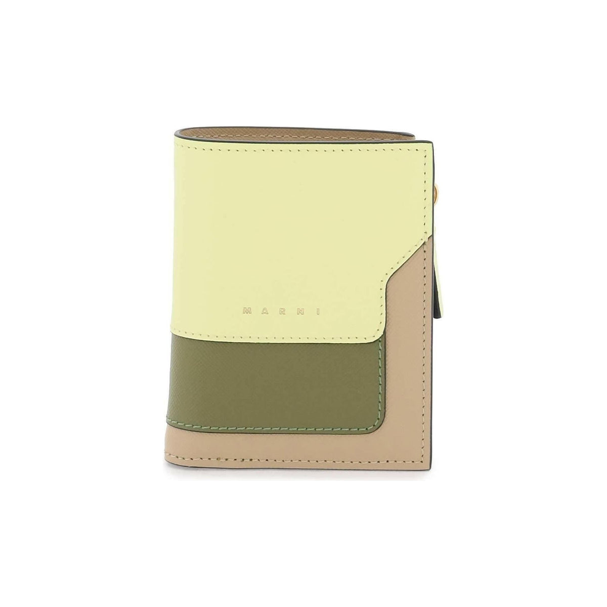 MARNI - Multicolored Saffiano Leather Bi-Fold Wallet - JOHN JULIA