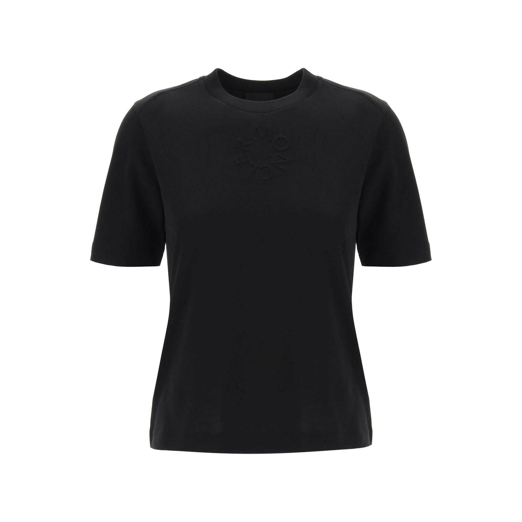 Black Cotton T-Shirt MONCLER JOHN JULIA.
