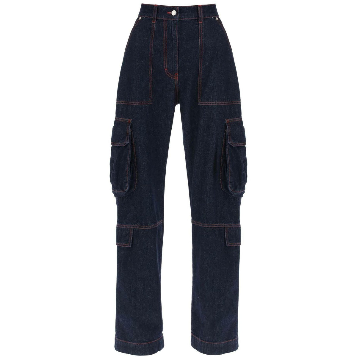 MSGM - Cargo Jeans With Flared Cut - JOHN JULIA